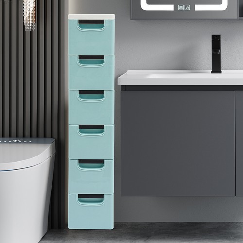 6 Drawers Storage Cabinet, Narrow Space Storage Cabinet Rack for Home Office - Picture 16 of 19