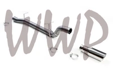 3.5" Muffler Replacement Exhaust Pipe & A Tip 03-07 Ford F250 F350 6.0L Diesel