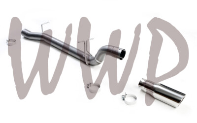 3.5'' Muffler Replacement Exhaust Pipe & A Tip 03-07 Ford F250 F350 6.0L Diesel