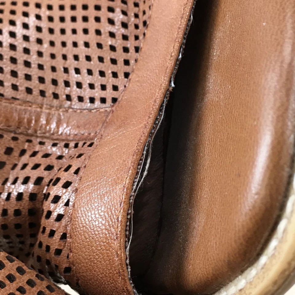 Tamaris Botas Mujer 41 Punta Abierta Botines Tacones Bloque Cuero Marrón Cremallera Foto 4 de 4