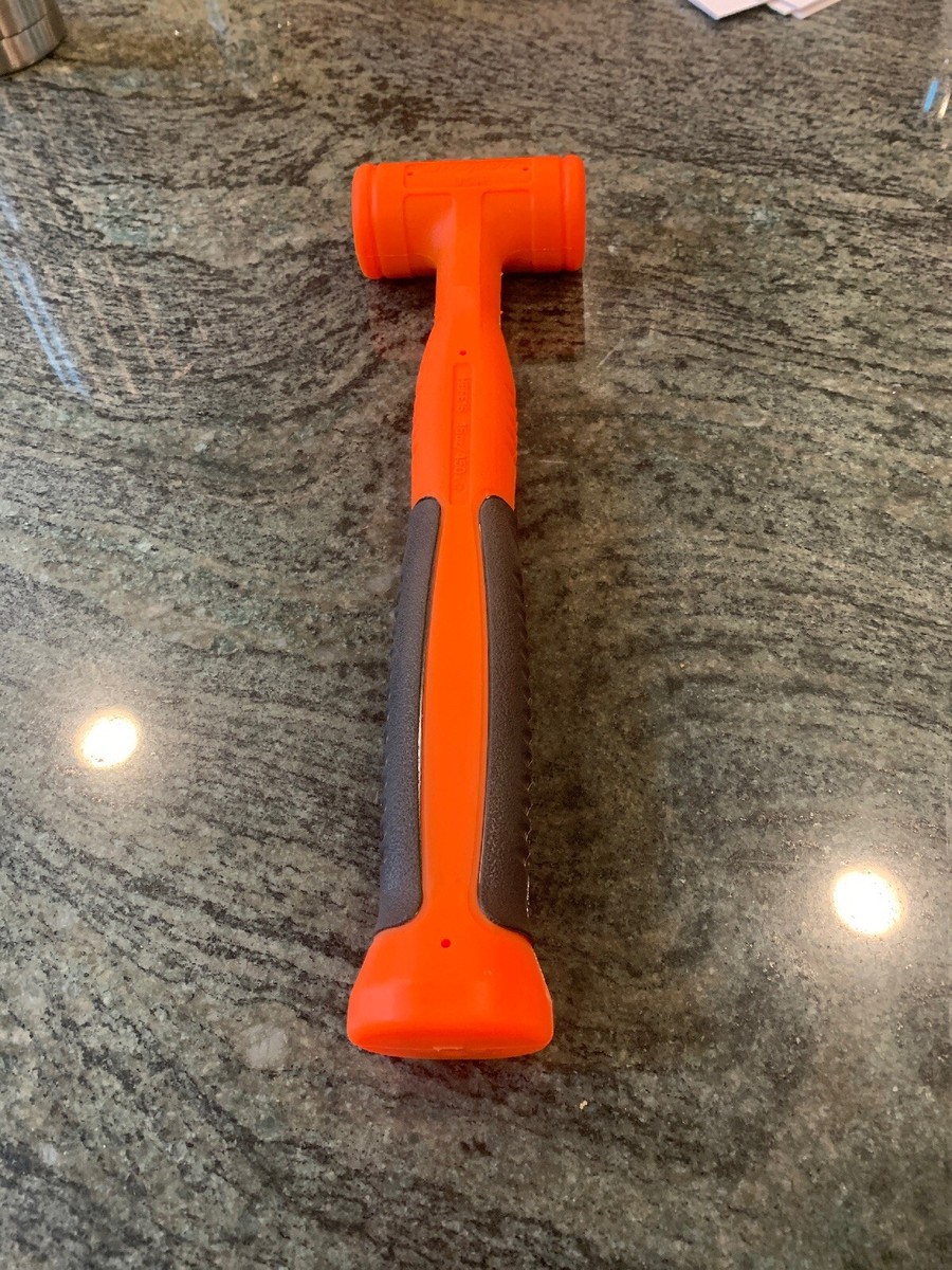 Snap-On hbfe16 16 ounce dead blow soft grip hammer orange | eBay