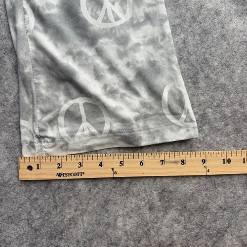 C&C California S girls grey lounge pants tie dye peace sign comfy boho hippie - Picture 8 of 12