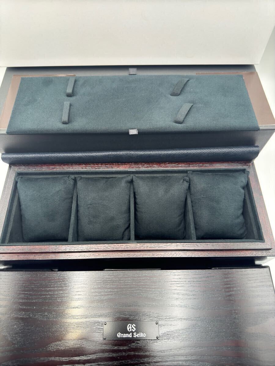 Grand Seiko Special Wood Watch Box 4 Pieces With Case Japan