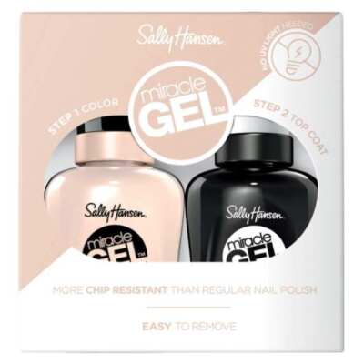 Sally Hansen Miracle Gel Nagelset Nagellack und Top Coat 201 Geburtstag Anzug...