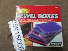 STANDARD Assorted Different Colors CD Jewel Case 10 Lot