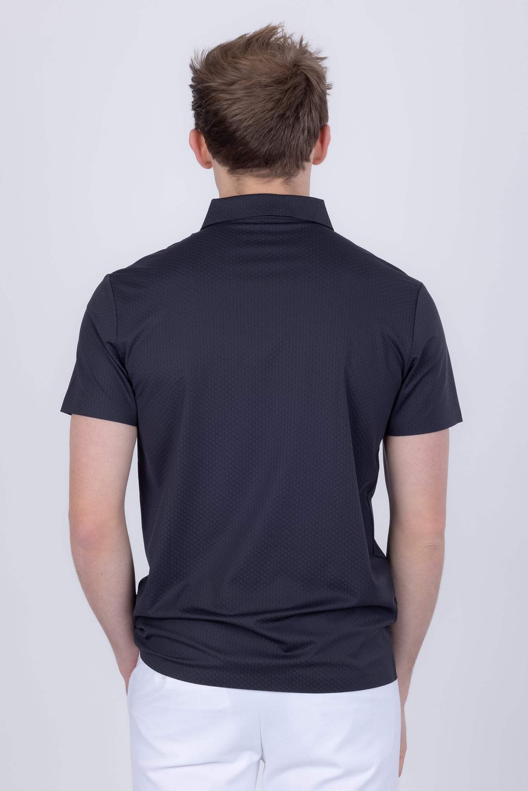 Barabas Men's Premium Stretch Polo Shirt - Slim Fit & Textured image 4