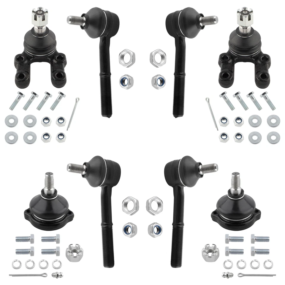 8 piezas rótulas inferiores superiores Tierods interiores exteriores para camioneta Nissan D21 Pathfinder Foto 2 de 4