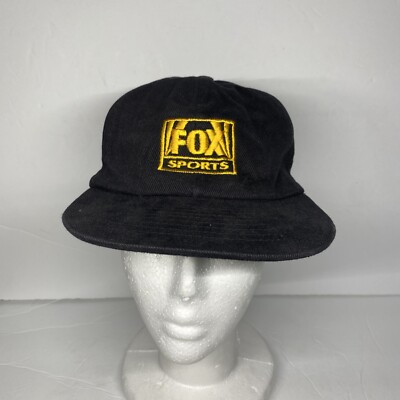 Vintage 90 s FOX SPORTS New Attitude Black SnapBack Hat Mohr s NWOT