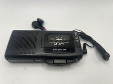 Vintage Sony M-405 Microcassette-Corder Rare Cogs Not Moving, Parts As Is