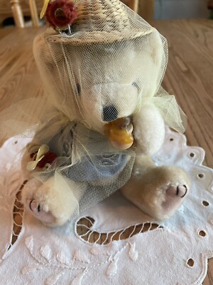 Honey Bear With Bumblebee Bees Honey Jar Pot 11'' Plush Stuffed Animal Toy 