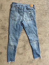 American Eagle Blue Next Level Stretch Hi-Rise Jegging Pants Size 6 Reg Distres