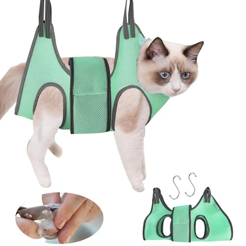 Pet Hammock Helper Dog Cat Restraint Bags Grooming Bathing Trimming Nail Harness - Picture 3 of 18