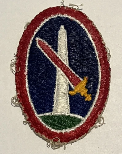 Vintage Us Army WW2  Military District Of Washington DC Patch