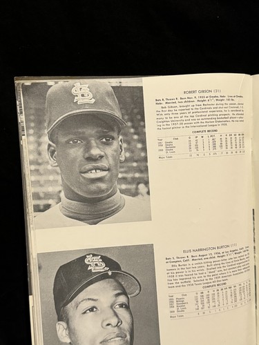 1960 ST. LOUIS CARDINALS YEARBOOK - STAN MUSIAL - BOB GIBSON - CURT FLOOD - Picture 5 of 5
