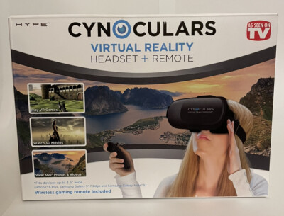 Cynoculars Virtual Reality Headset VR With Remote