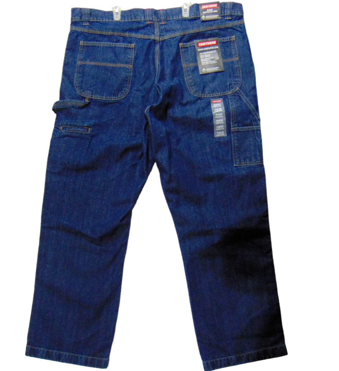 Craftsman Carpenter Jeans Mens Size 44x30 Blue Denim NWT | eBay