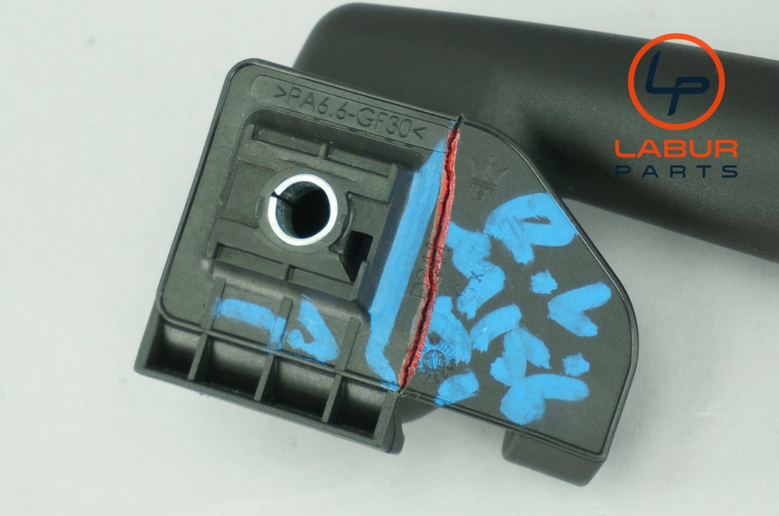 M156 Maserati 14-17 Quattroporte Roof Grab Handle Set Of Four Black B036