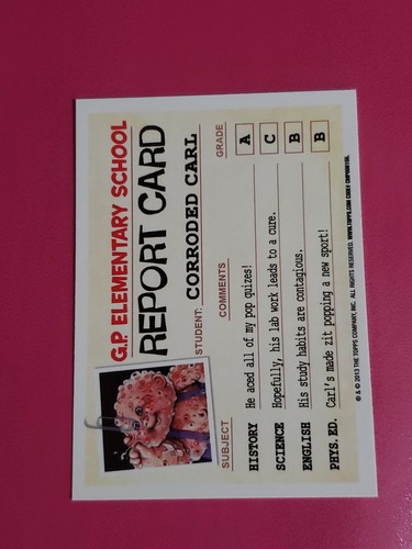 2013 Garbage Pail Kids 183b TORN RIP Brand New Series 3 GPK - Picture 2 of 2
