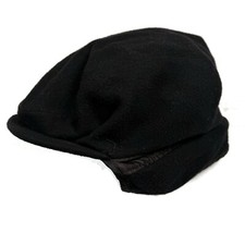 Pendleton Newsboy Flat Cap Hat Ear Covers Mens XL Black Wool Outdoor USA Made