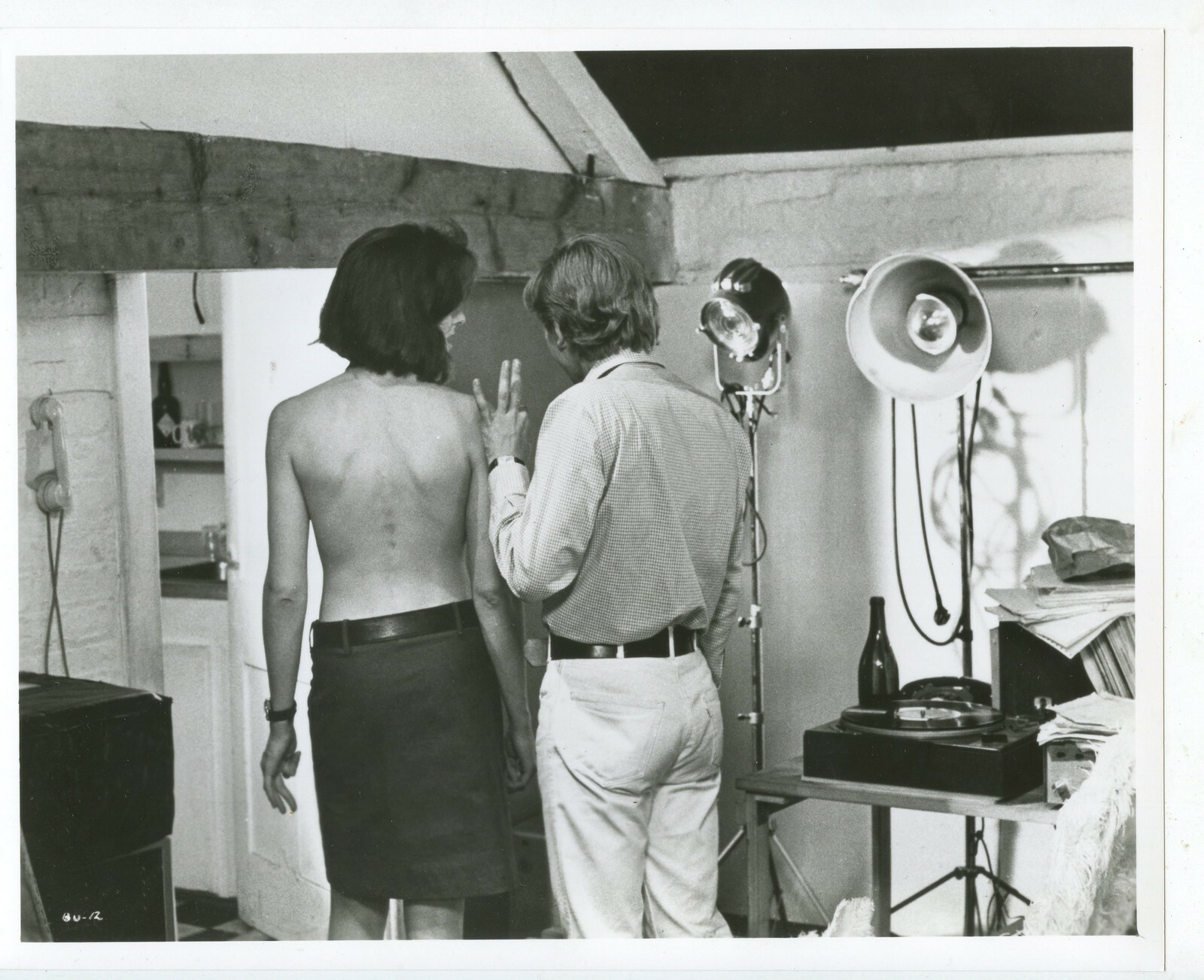 Antonioni's Blow-Up, David Hemmings and Vanessa Redgrave naked back