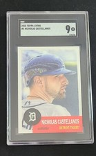 2018 TOPPS LIVING SET #3 NICK CASTELLANOS *ROOKIE SGC 9 MINT*  TIGERS