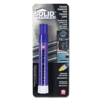 46586 Sakura Solidified Solid Paint Marker, Purple, Bullet Tip, Pack of 3