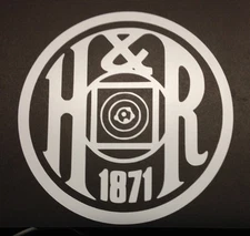 Harrington & Richardson H&R 1871 LOGO VINYL DECAL STICKER GUN HANDI RIFLE  