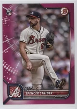 2022 Bowman Fuchsia Border 89/299 Spencer Strider #41 Rookie RC 0xa
