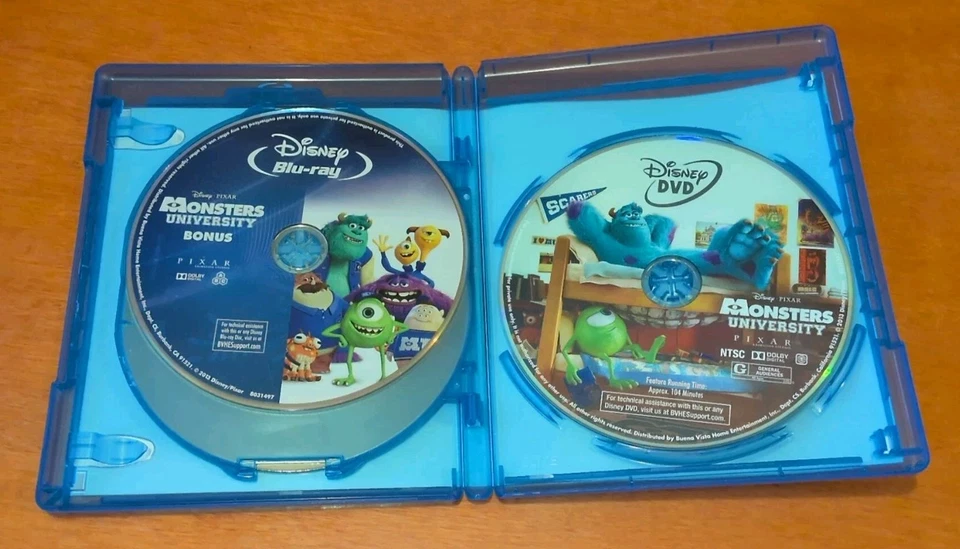 Monsters University Blu-ray Walt Disney Pixar Billy Crystal John Goodman - Image 4 of 4