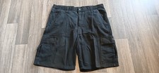 Wrangler Cargo Black Shorts UK Size 36W Regular Fit Cotton