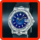 TAG HEUER 6000 Professional WH1115-K1 Blue Dial 39mm Date Quartz Men Watch