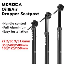 MEROCA Mountain Bike Seatpost MTB  Dropper Post 27.2/30.9/31.6mm Seat Post