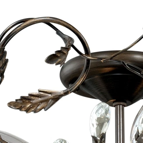 Vaxcel Lighting C0023 Jardin 4 Light 19"W Flush Mount Indoor - Bronze - Picture 7 of 12