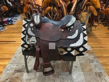16" TEX-TAN SHOW SADDLE(HEREFORD BRAND)