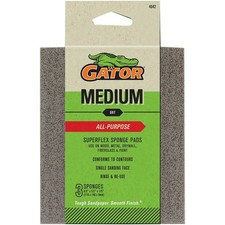 Gator 4642 Med 4-1/2" x 5-1/2" Sponge Sanding Pad 3pk 