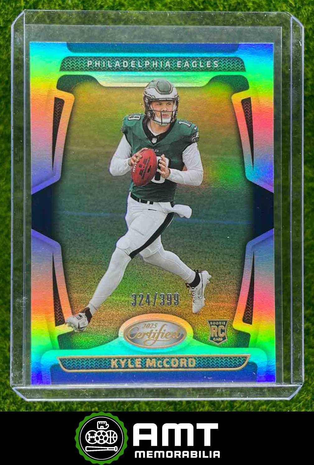 Kyle McCord RC 2025 Panini Certified 324/399 Mirror Philadelphia Eagles #145