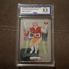 2024 Panini Prizm Deca Christian McCaffrey #257 CCG 9.5 49ers NFL Base Set