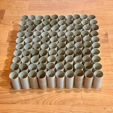 100 Empty Paper Toilet Rolls Cardboard Tubes Home School Project Arts Crafts DIY