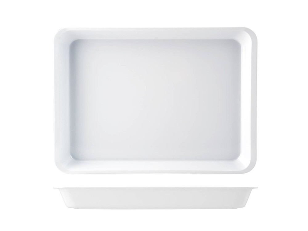 H&H Melamine Container With Edge 35X25X4 Food Storage