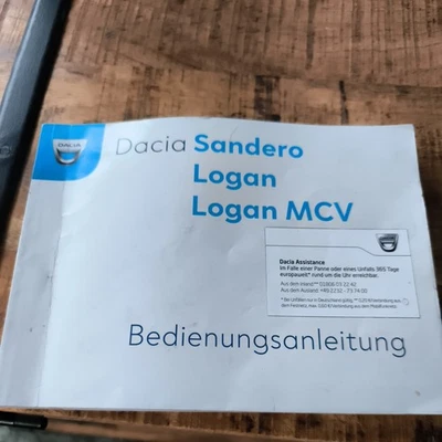 Bedienungsanleitung. Dacia. Sandero. Logan. Logan MCV. Teilenr: 999100860S. NEU. - Bild 1 von 3