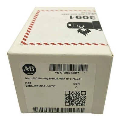 1 NEW2080-MEMBAK-RTC Memory Module With RTC Plug-In Free Ship