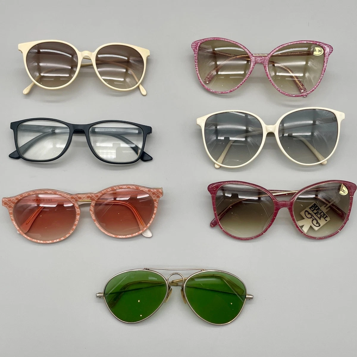 Occhiali Da Sole RUNHUIS Vintage A Forma Di Ali Di Libellula - Lenti
