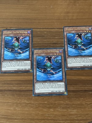 3x BLACKWING - GALE THE WHIRLWIND - BLCR-EN056 Ultra Rare / 1st Edition Playset