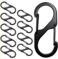 S Karabiner 10 StüCk Klein Karabinerhaken SchlüSselanhäNger Camping Wandern