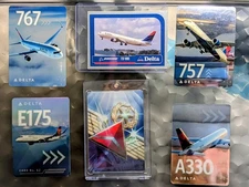 Delta Trading Card Collection Incl. #5 737-800 (2003) &# 31 B717 ( 2015) & More!