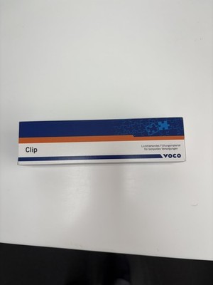 Voco Clip Spritzen - 2 × 4 g - Ref 1284 - Ablaufdatum 10/2027 - NEU