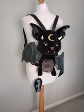 Killstar Black Vampir Bat Plush Backpack Bag Goth Alt Kawaii Cute Kreeptures Fur