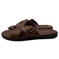 Men's Calvin Klein Brown Sandals/Slides Size 12