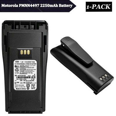 1x Li-ion Battery NNTN4497 For Motorola CP200D DEP450 PR400 CP200 Radios 2250mAh