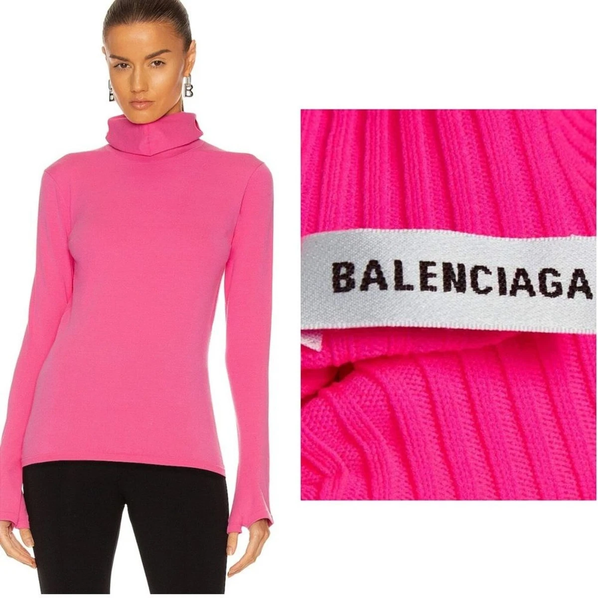 Balenciaga Pink Sweaters for Women for sale | eBay